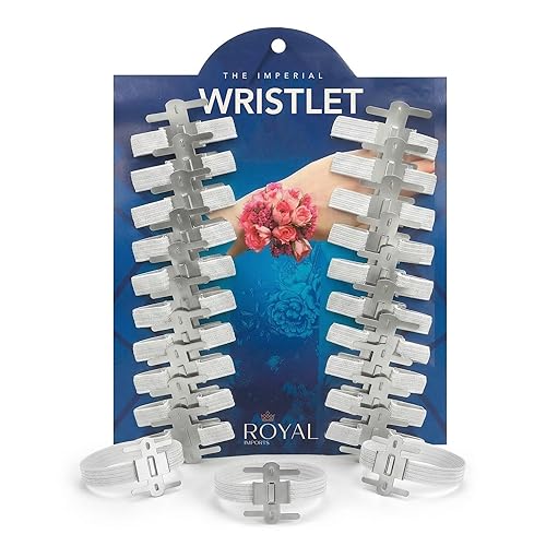 Royal Imports Corsage Wristlets Bracelets, Elastic Stretchable Hand Wrist Bands,