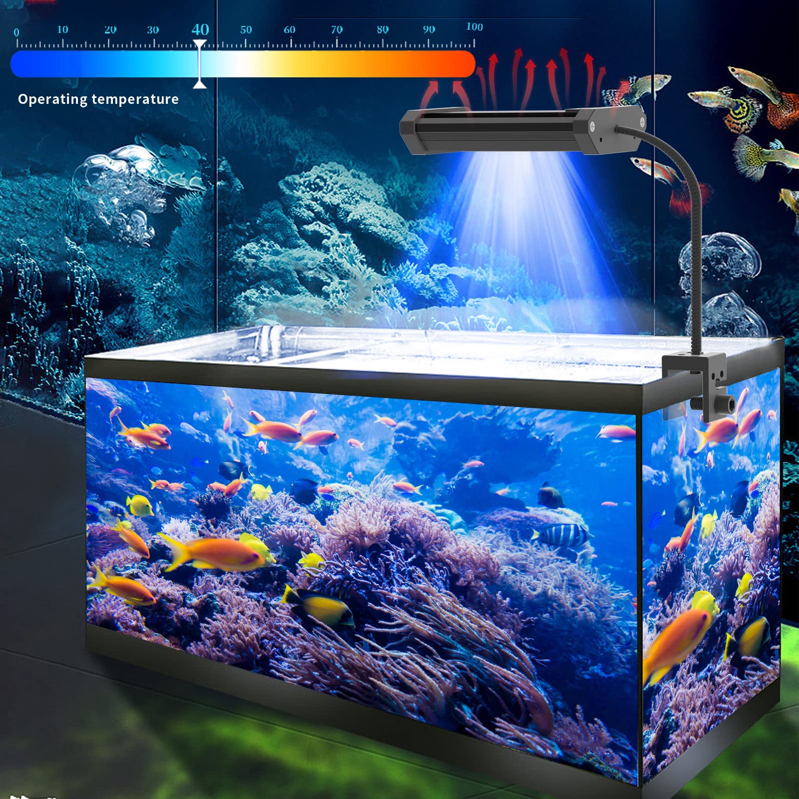 サンゴ用海水用 システムLED照明 アクアサンライズプラス90 【公式通販】