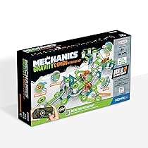 Geomag Mechanics Gravity Recycled Combo Starter Set 153 Pcs, Gioco Educativo e Creativo per Bambini, Costruzioni Magnetiche, Confezione da 153 Pezzi, Plastica riciclata