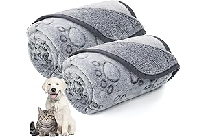 Fleece Blanket for Small Medium Dogs - Washable Puppy Blanket for Bed Couch Protection