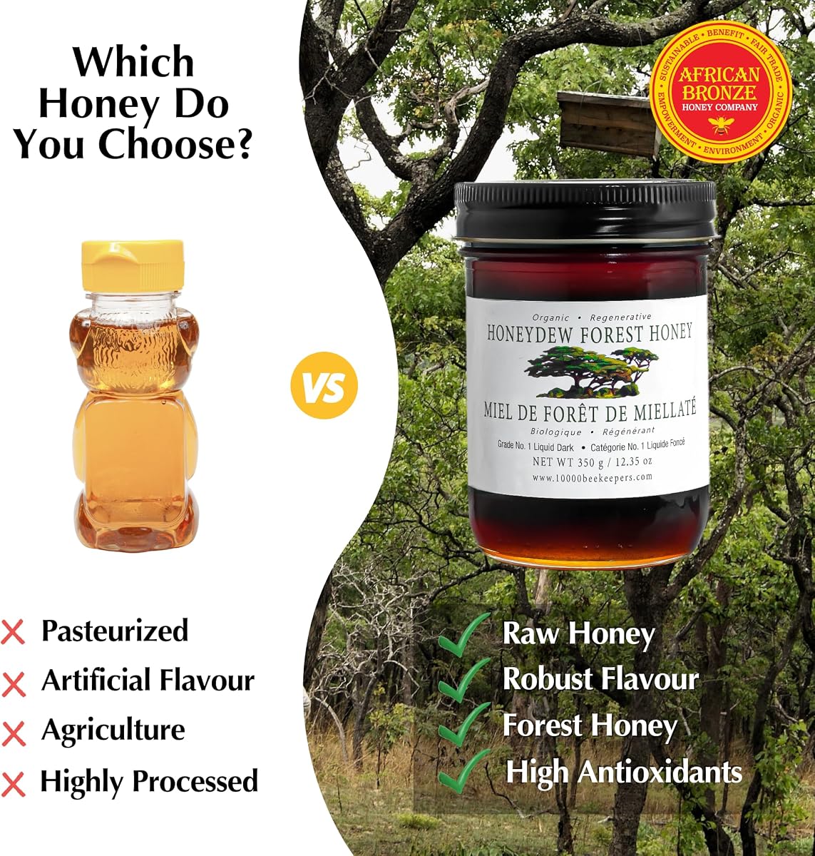 Wild Forest Honey with Propolis view 4