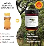 African Bronze Honey | Honeydew Forest | Highest Antioxidants | Raw Organic Dark Honey | Wild Harvested | Unpasteurized | Miel de Foret | 350g