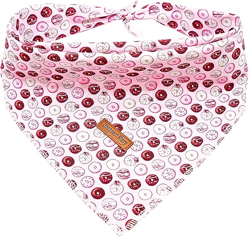 Miniatura 7 de Lionheart Glory Bandana - Bufanda azul suave lavable con estampado de tiburón, ajustable para perros pequeños, medianos y grandes