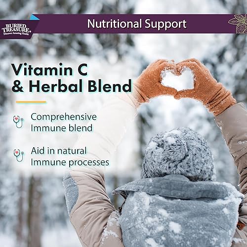 Miniatura 5 de Buried Treasure ACF Advanced Immune Support - 16 onzas, 16 porciones con saúco, equinácea y mezcla de hierbas para apoyo a la inmunidad