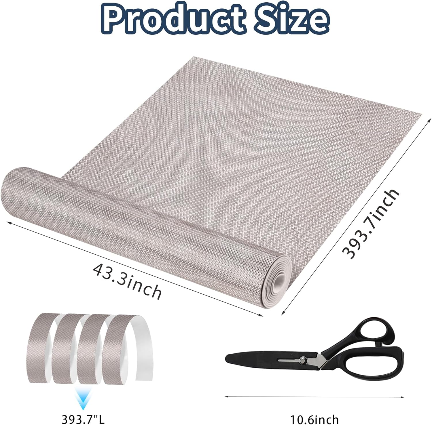 Faraday Fabric, Faraday Cloth 43”x 393” with Tape 393" L Military Grade Nickel Copper for WiFi, Cell, Bluetooth, RFID, EMP Protection