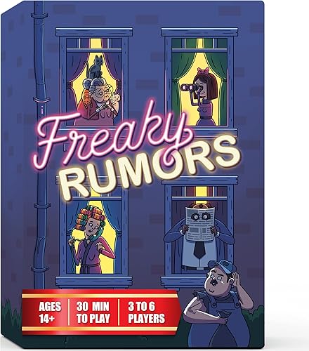 Juegos de fiesta para familias y adultos rumores extraños divertido juego de mesa para adolescentes y adultos, noche de juego perfecta, fiestas