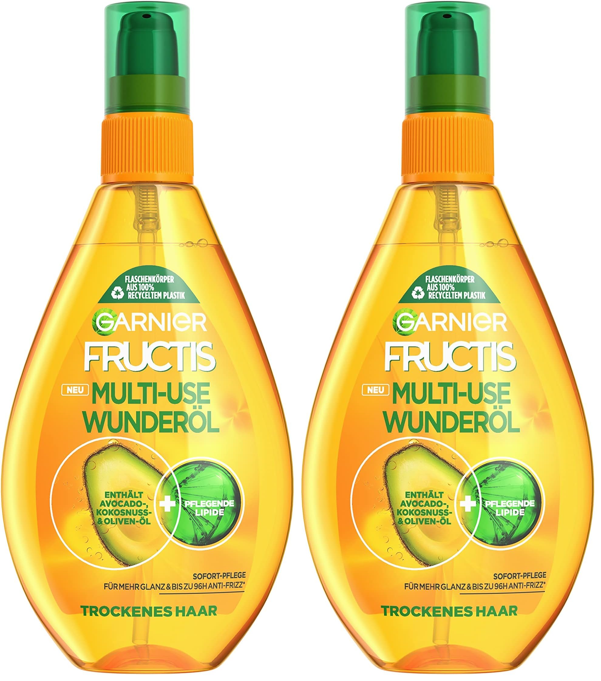 Garnier Fructis Multi- Use Wunderol for Dry Hair, Pack of 1 (1 x 150 ml) (Packung mit 2)