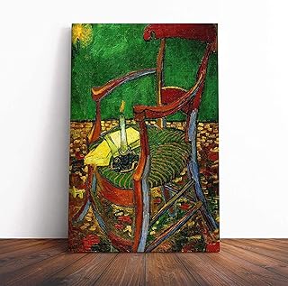 RuiChuangKeJi Poster Opere d'Arte 40x60 cm Senza Cornice Vincent Van Gogh Gauguins Sedia Immagine Complementi Arredo Casa per Cucina Soggiorno Camera da Letto Corridoio Multicolore