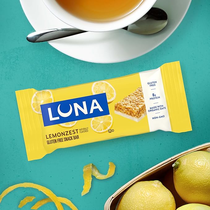 LUNA Bar Limón - Barras de proteína sin gluten - 12 unidades miniatura 8