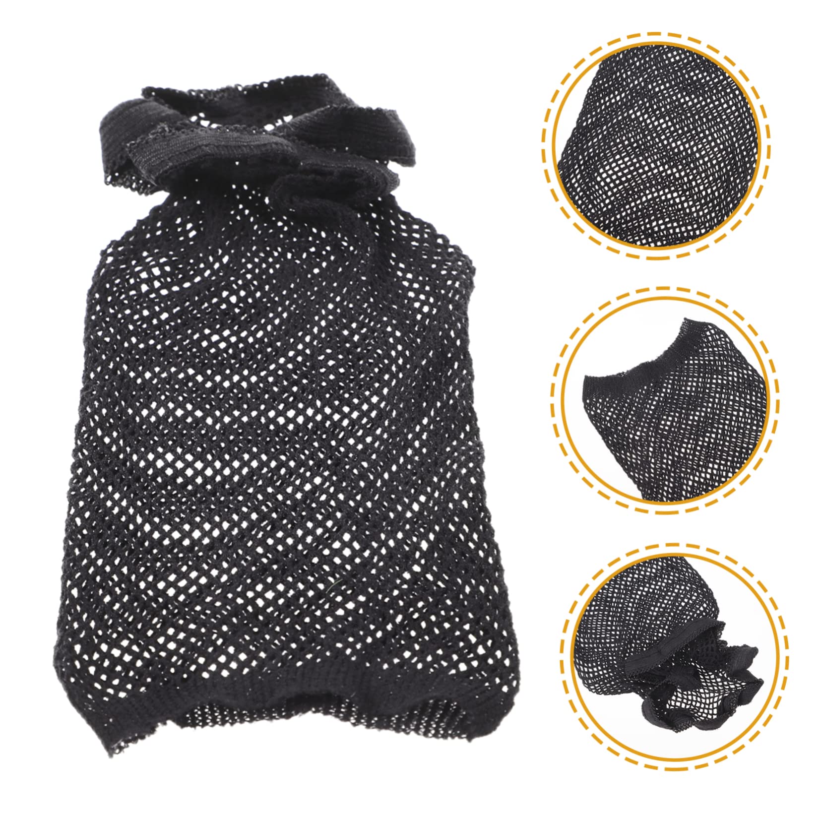 MUSISALY Soft Mesh Hair Wraps 10pcs Hairnet Cap for Women Elastic Wig Cap for Buns Weaving and Wig Making Breathable