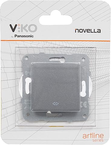Viko Novella Trenda Füme Mekanizma+Düğme Kapak Çabuk Bağlantı Permütatör