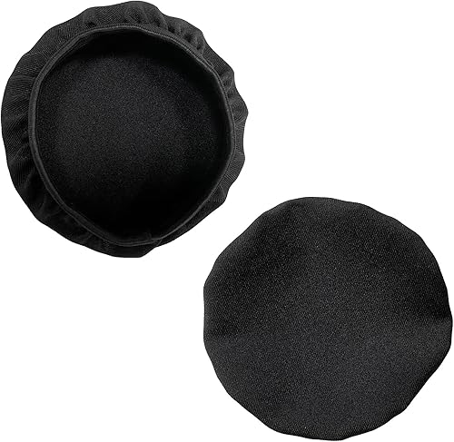 Miniatura 4 de PChero 2 pares de almohadillas para audífonos, lavables y elásticos para gimnasio, entrenamiento, aviación, carreras, juegos sobre la oreja, se