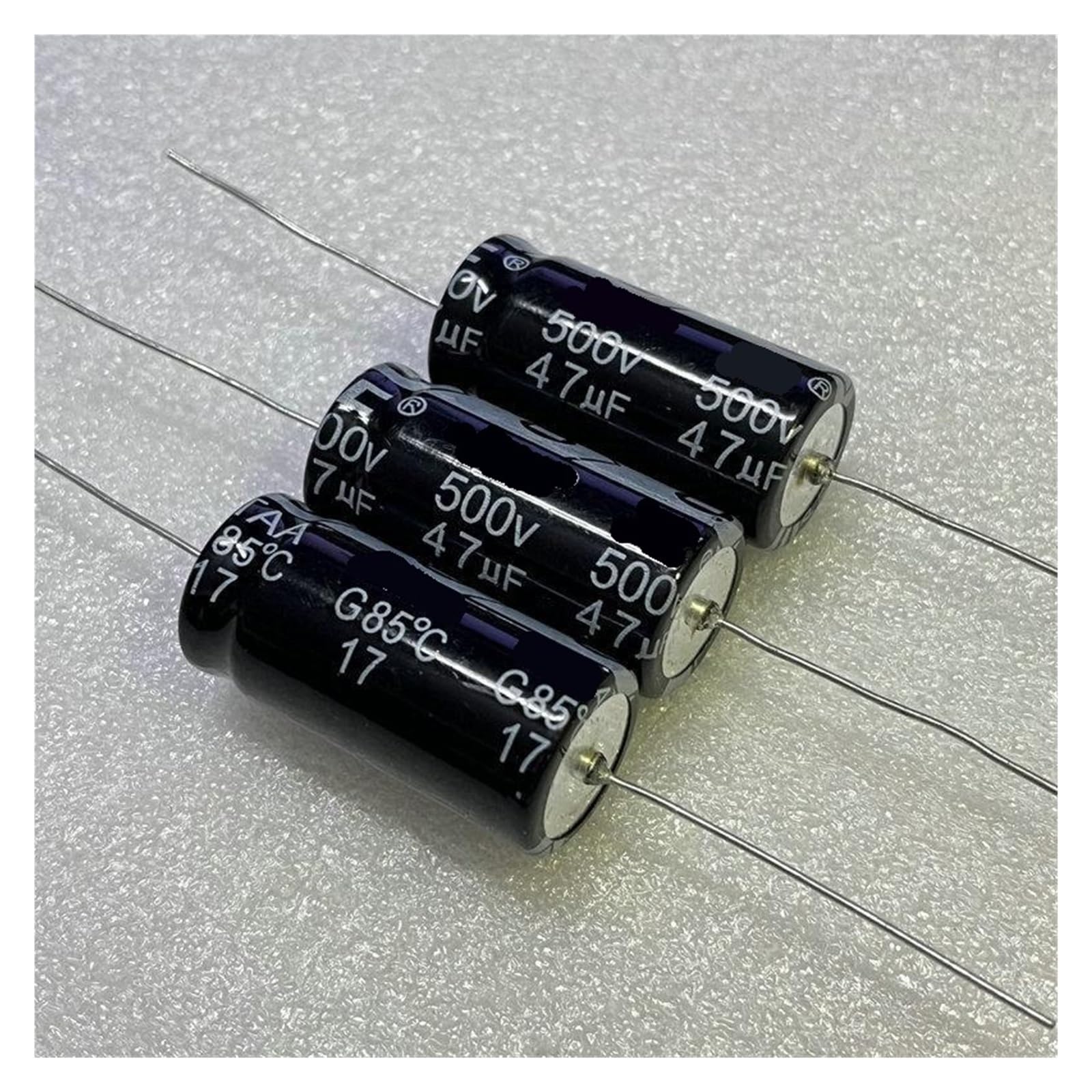 LEOTNNDQ 1pcs 47uF 500V 476TTA500ARZ Audio Filtering Electrolytic Capacitors
