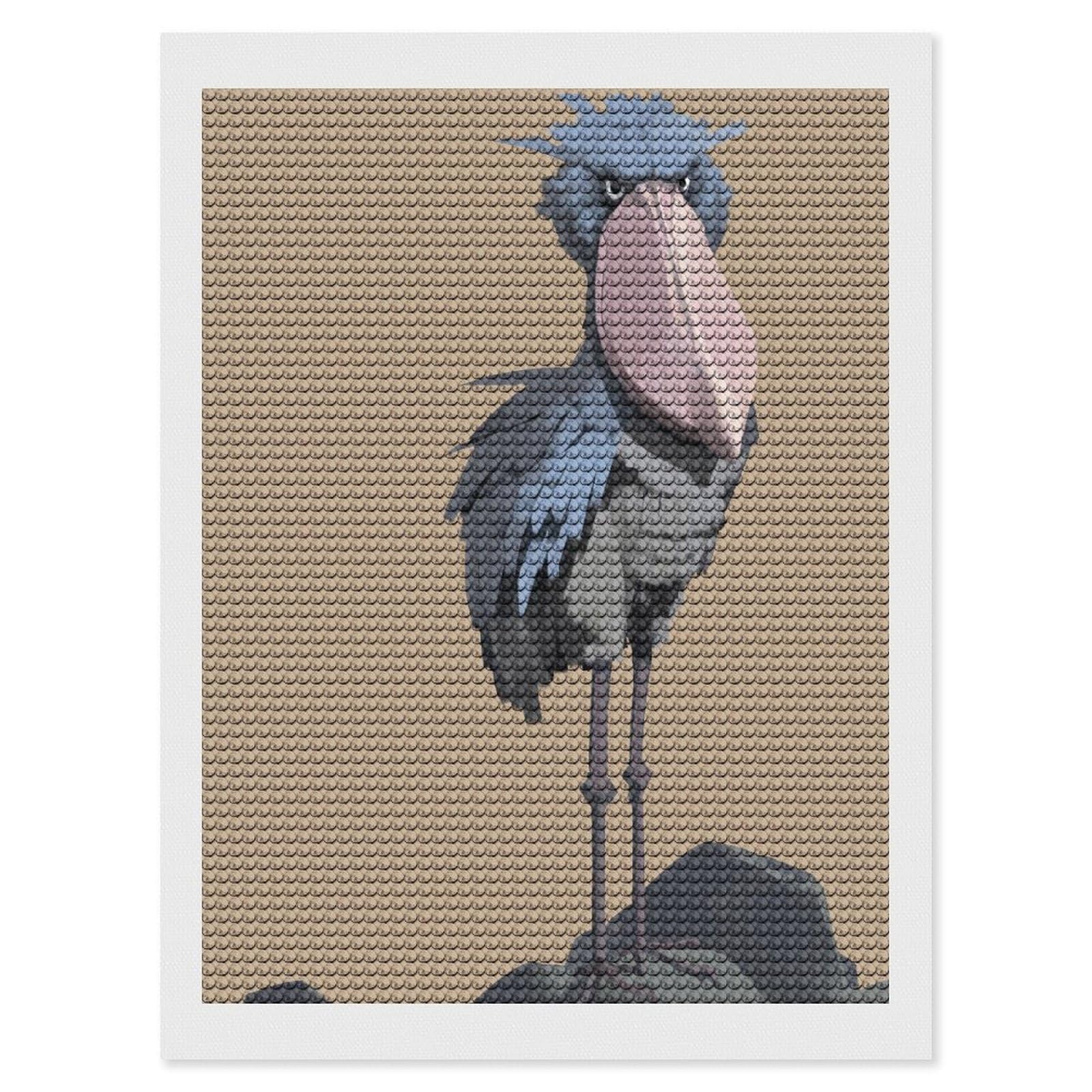 Amazon | ダイヤモンドアート ハシビロコウ 鳥類 ダイヤモンド絵画 5D