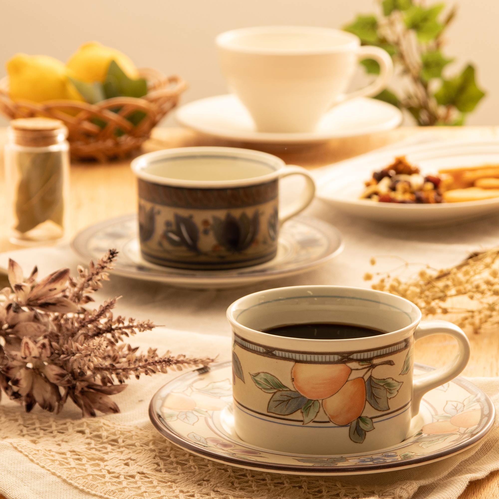 Amazon.co.jp: MIKASA カップ&ソーサー アラベラ ホワイト カップ/直径