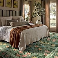 Vista 133 de Vintage Bohemian Entry Rug, 2x3 Small Entryway Rug Boho Kitchen Rugs Non-Slip Washable Indoor Door Mat, Distressed Floral Soft Accent Throw Rugs for