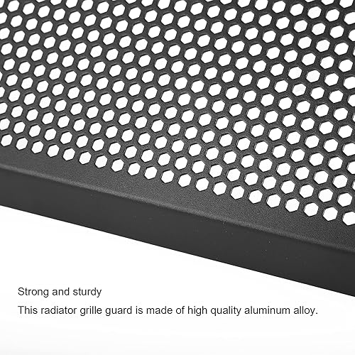 Miniatura 9 de Cubierta protectora de rejilla de radiador de motocicleta, protector de radiador de aluminio para motocicleta, repuesto para Yamaha MT‑03 MT25 FZ03