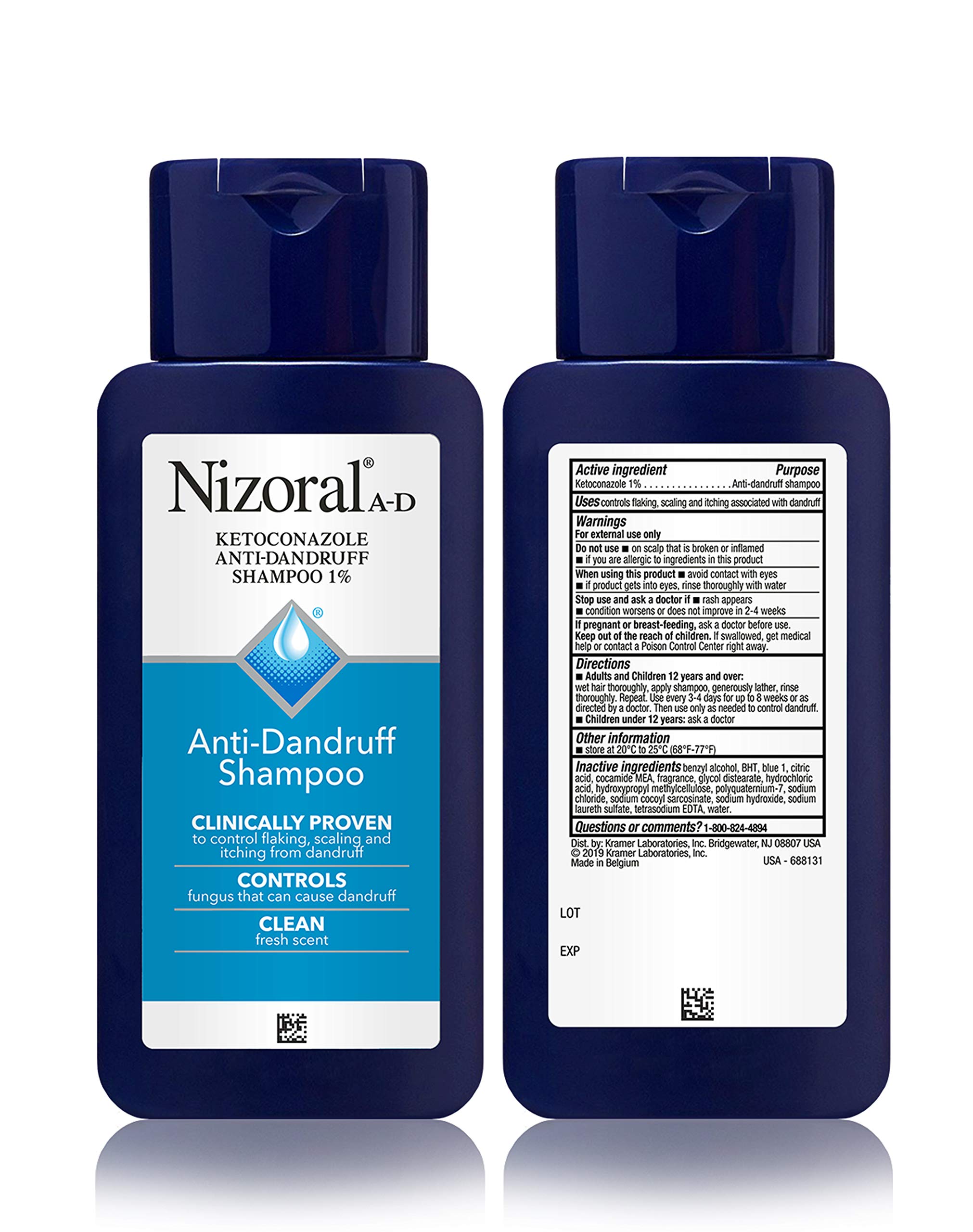 Nizoral Antidandruff Shampoo, Fresh, 7oz (2 pack) Buy Online in Sri