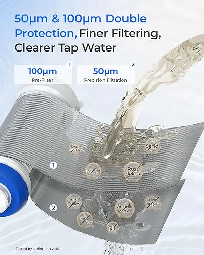 Miniatura 3 de Waterdrop Cartucho de repuesto AP431 para Aqua-Pure AP431, filtro inhibidor de escala de calentador de agua