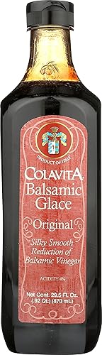 Miniatura 5 de Colavita Aceite de oliva virgen extra, primero prensado en frío, (2 litros) 68 onzas líquidas (paquete de 1) y glaseado balsámico (glaseado), 29.5