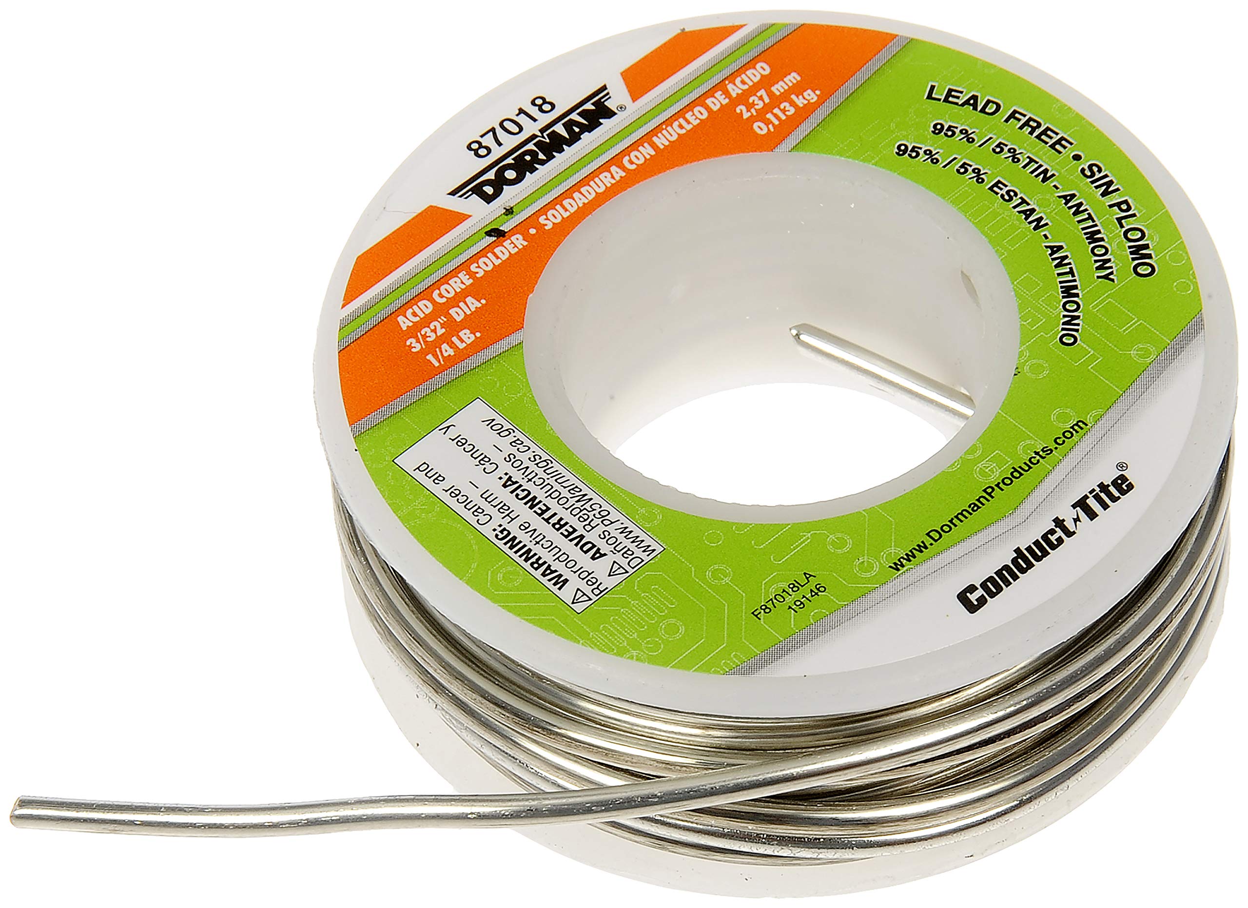 Dorman 87018 Lead-Free Acid Core Solder