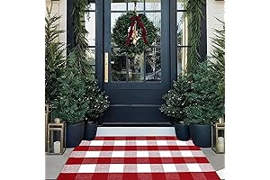 Christmas Door Mat Outdoor Washable Porch Christmas Door Mat