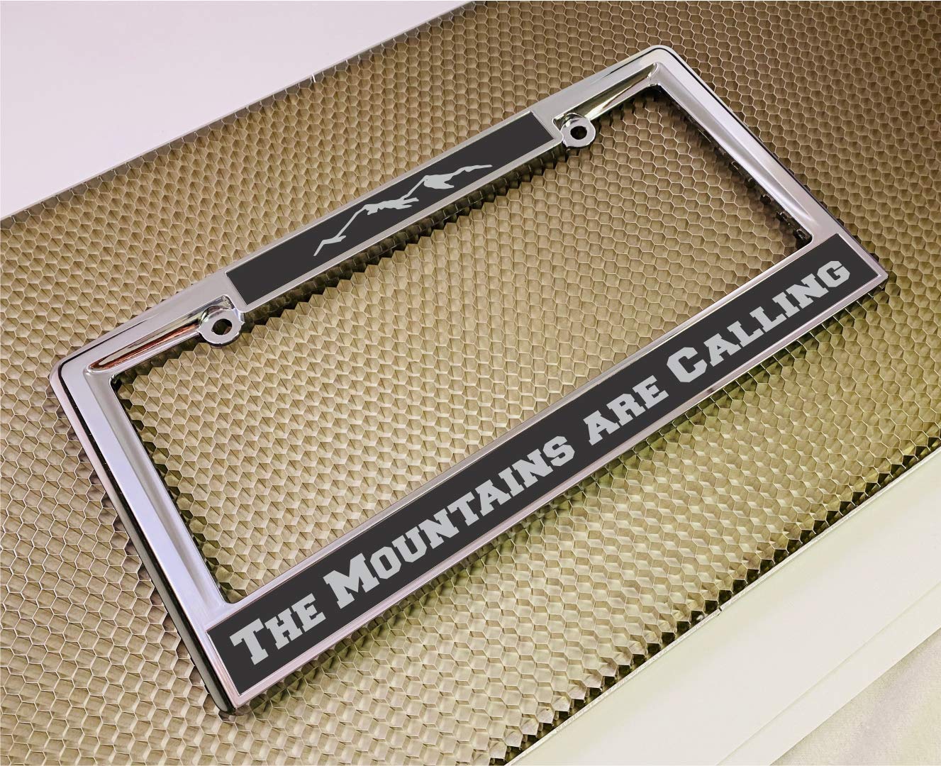 Custom Personalized Heavy Duty Chrome Metal Car License Plate Frame with Free c - Picture 111 of 132