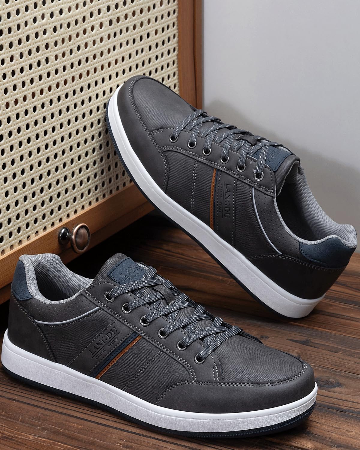 Mens Casual Shoes Fashion Sneakers Breathable Comfort Walking Shoes for Male Size 8-12 - Image 3