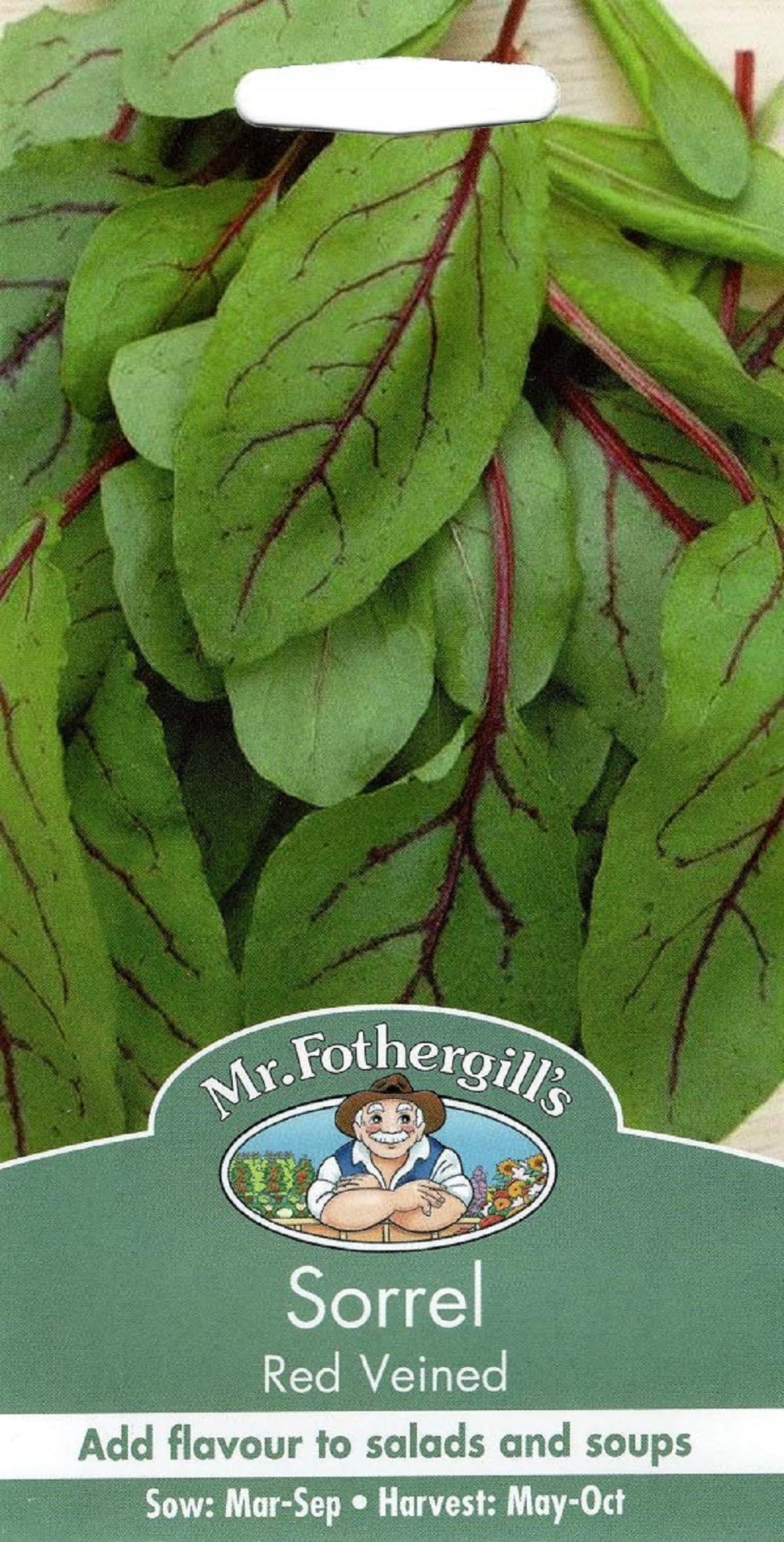 Mr Fothergill's Red Mr. Fothergill's Salad Leaves Sorrel Veined Seeds