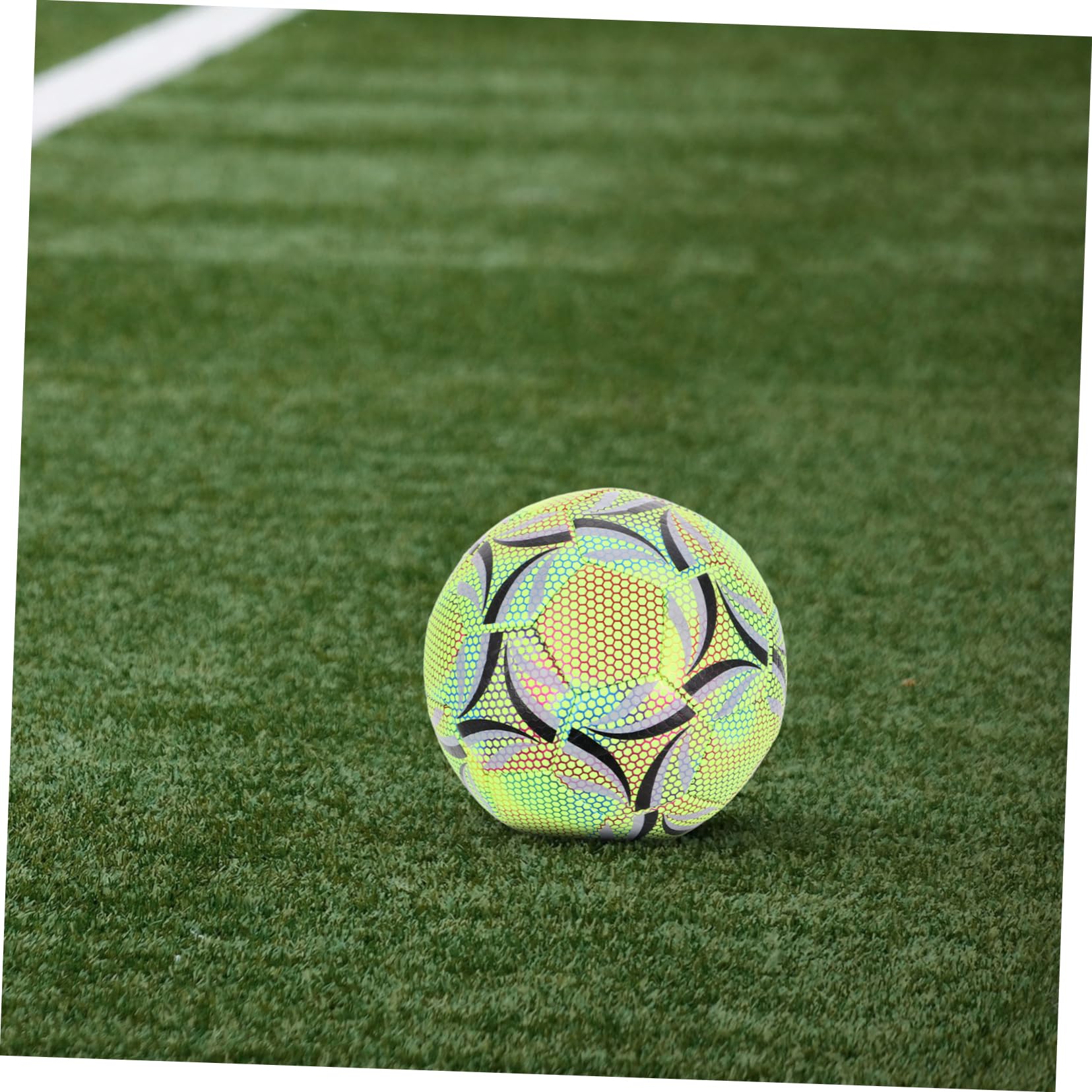 TOYANDONA Pelota de Fútbol Luminosa de Noche para Entrenamiento de Adultos y Jóvenes Resistente y Duradero para Condiciones de Luz Diseño Ergonómico para Control y