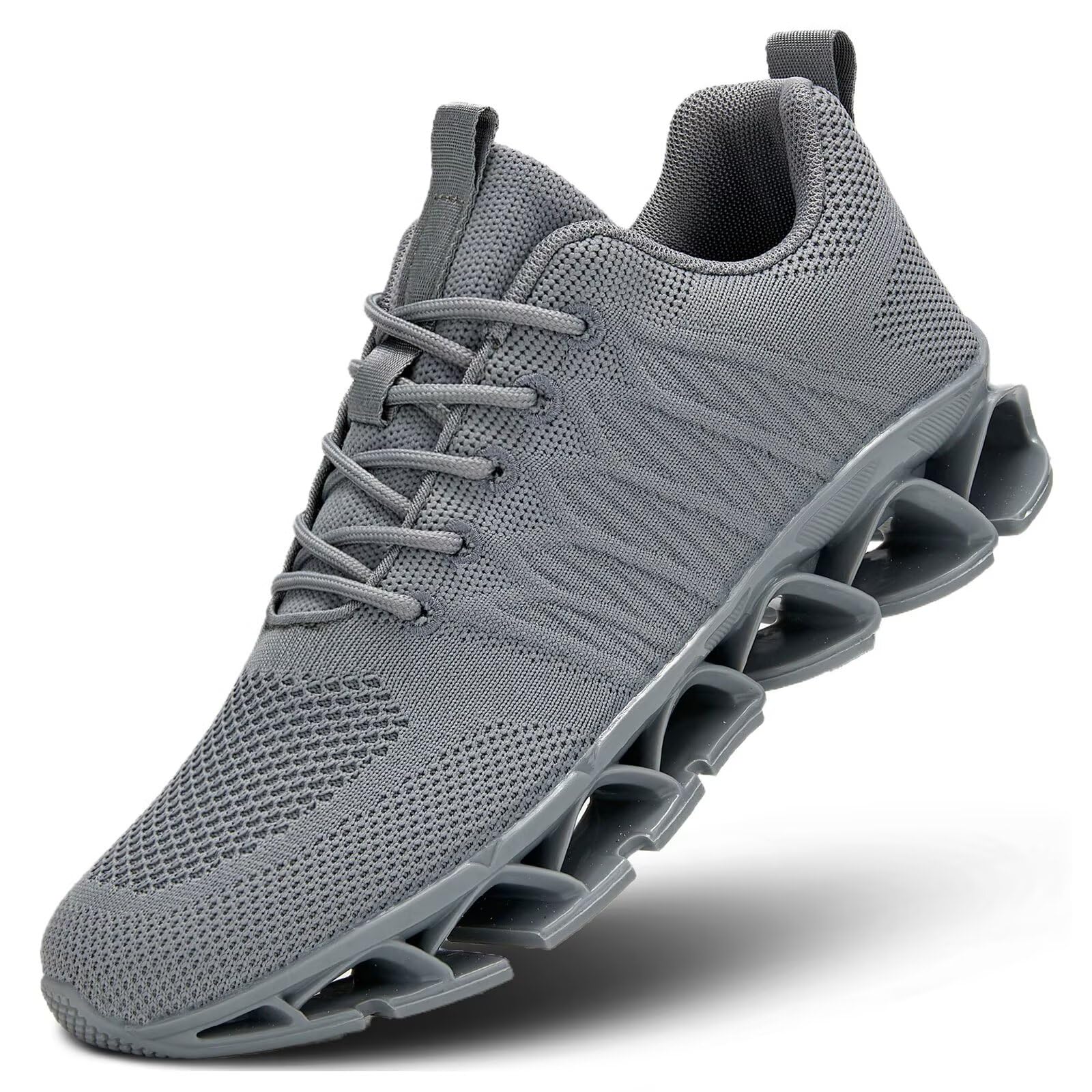 Men's Slip on Walking Running Shoes Blade Tennis Casual Fashion Sneakers Comfort Non Slip Work Sport Athletic Trainer