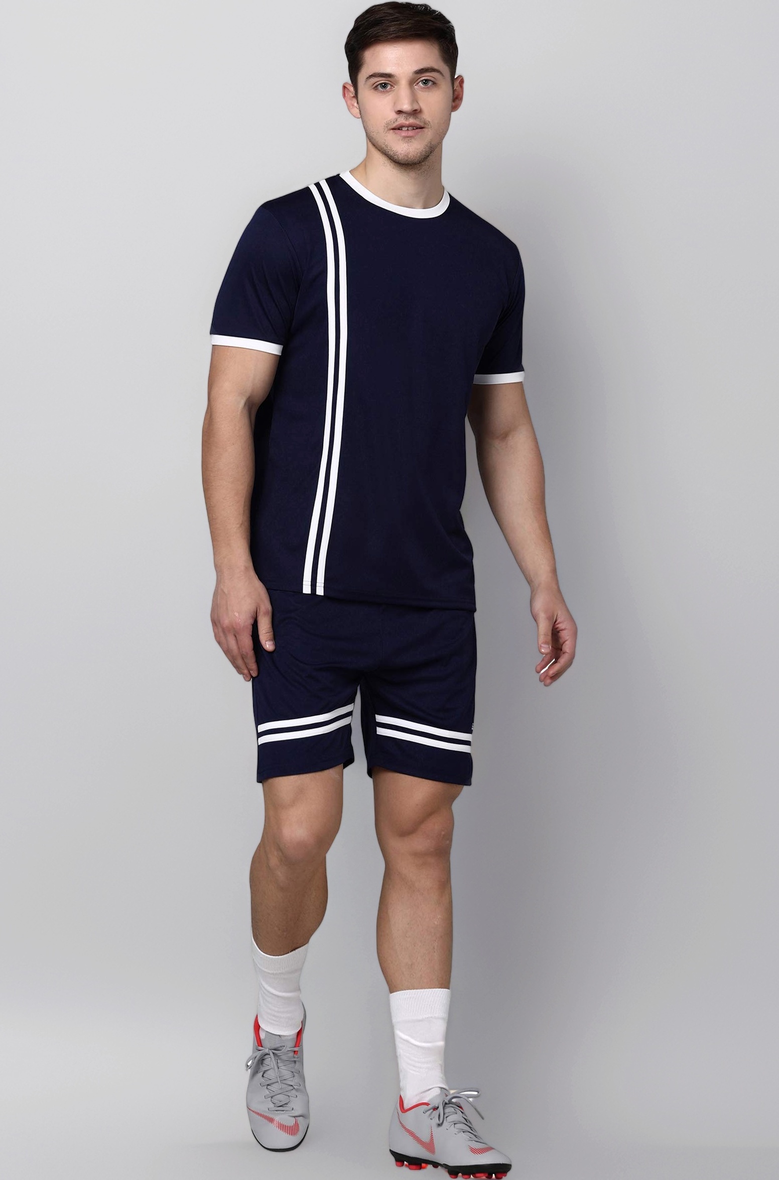 Bepro Adults Mens Football Soccer Set of Jersey with Shorts