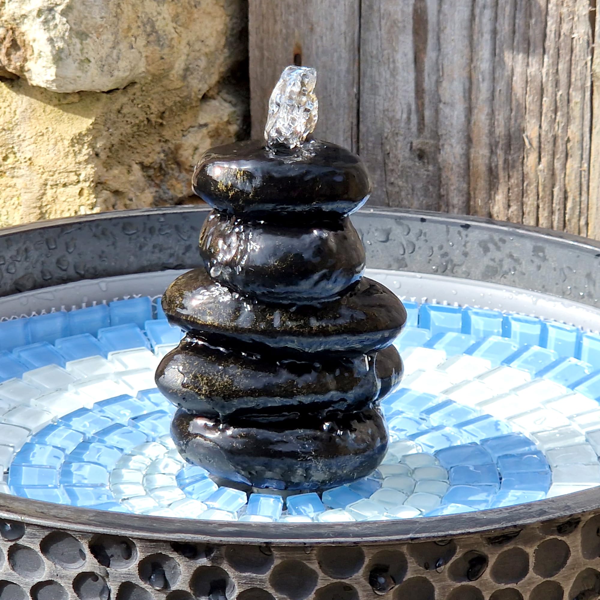 Hydria Fountainhead Mindfulness Pebbles | Accessories | Easy Application | 5 Pebbles | Indoor and Outdoor | Decorative Solution for Your Hydria (Sold Separately) | British Brand