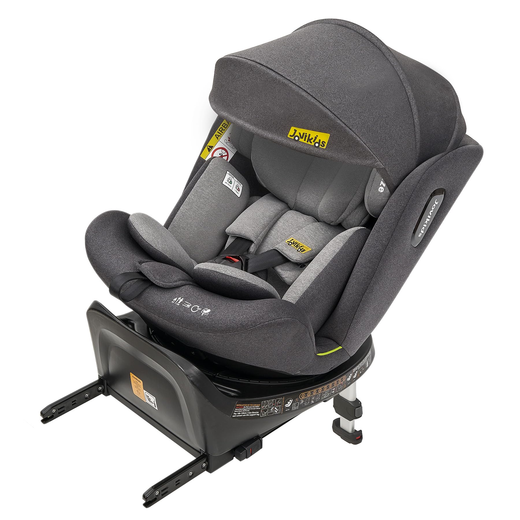 Amazon | Jovikids チャイルドシート ISOFIX、 360°回転式 i-Size R129
