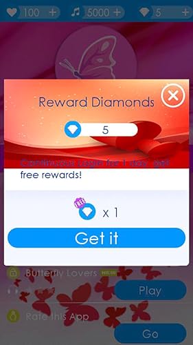 Pink Rainbow Ruby Piano Game