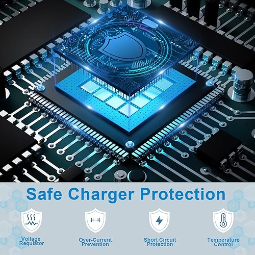 Miniatura 6 de Cargador súper rápido Samsung USB-C de 45 W tipo C, 2 unidades S23 S22 Ultra Charger PDPPS Wall Charging Block & 10 pies Android Phone Charger Cable