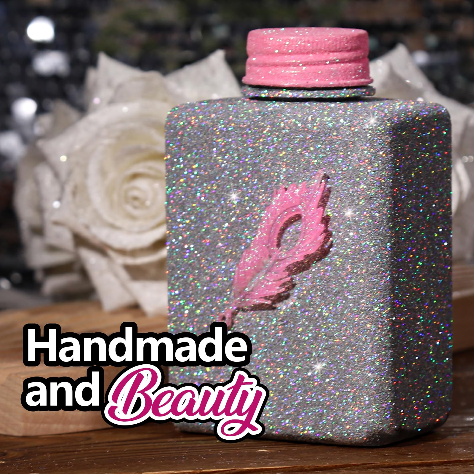 Holographic Silver Glitter - Crafts, Resin & Jewelry -5