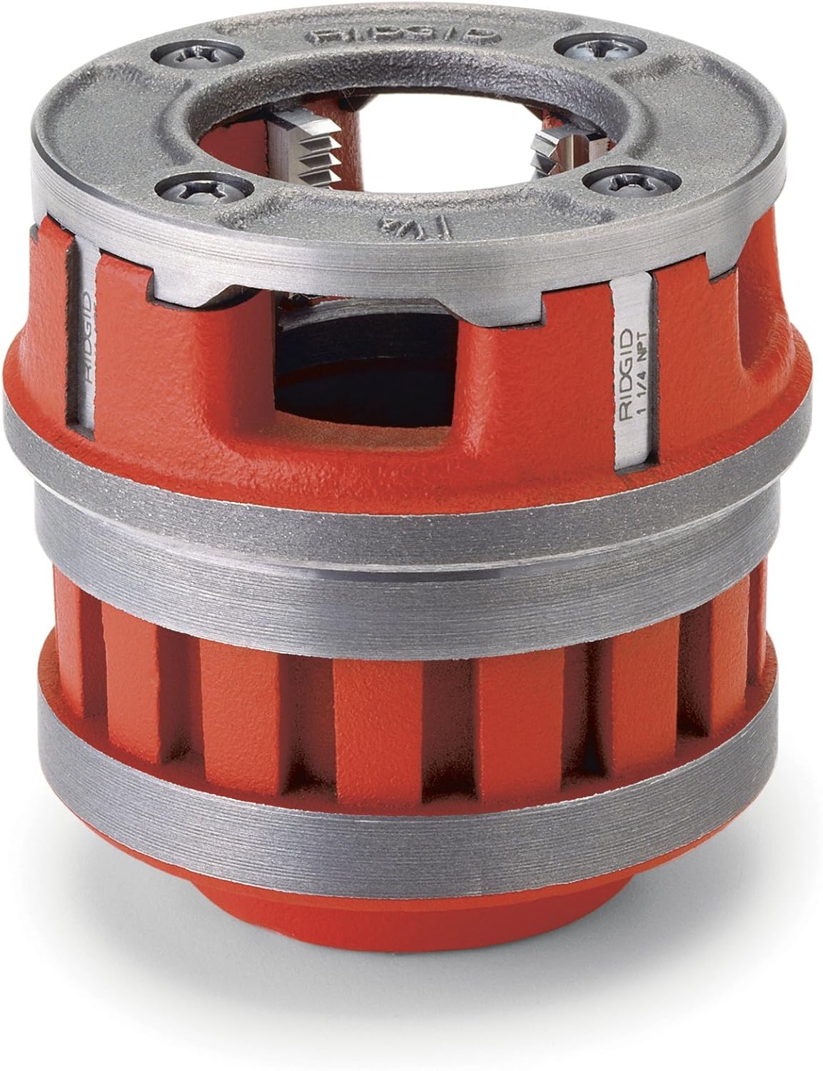 Ridgid 37515 Manual Threading/Pipe and Bolt Die Heads Complete W/Dies - 12R 1/4 HS NPT D H C F/S