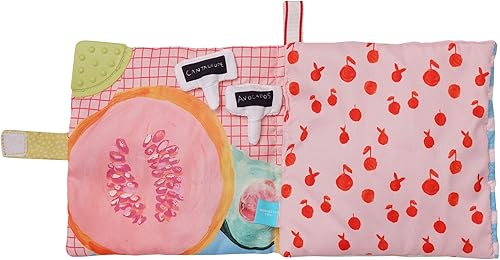 Miniatura 3 de Manhattan Toy Mini-Apple Farm - Libro de actividades suaves para bebés y niños pequeños con espejo de descubrimiento y mordedor texturizado