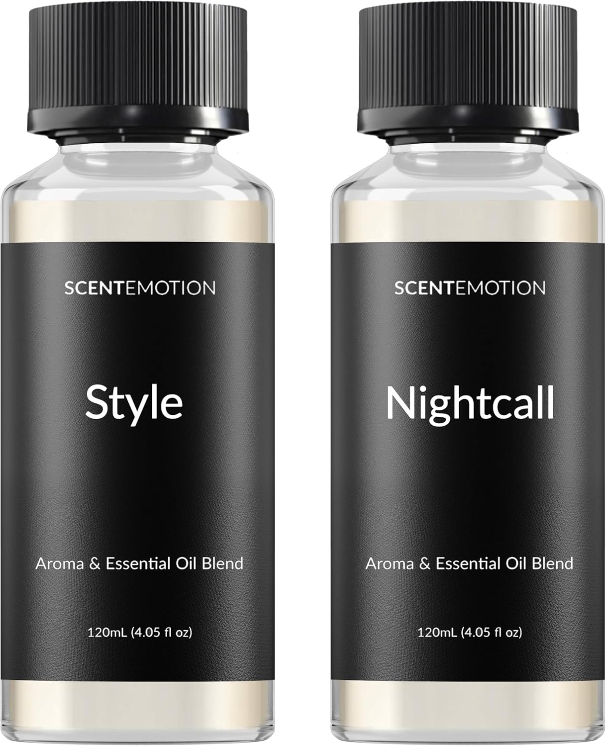 Luxury Home Diffuser Oil Duo – Style & Nightcall | Premium Fragrance Set for Ultrasonic & Waterless Diffusers | 2 x 120mL (4.05 fl oz)