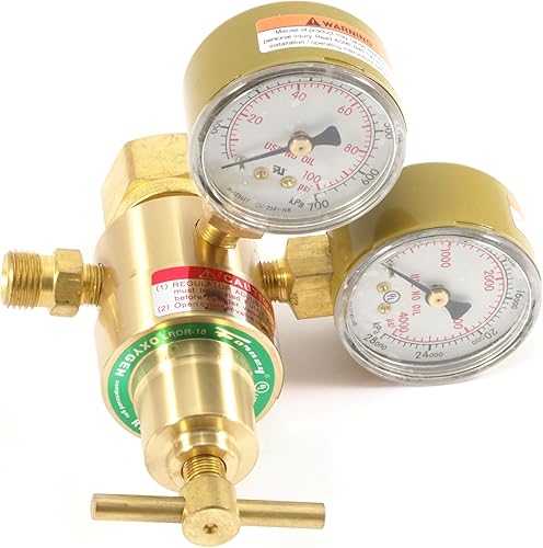 Forney 86230 Regulador de oxígeno, servicio ligero, estilo Victor