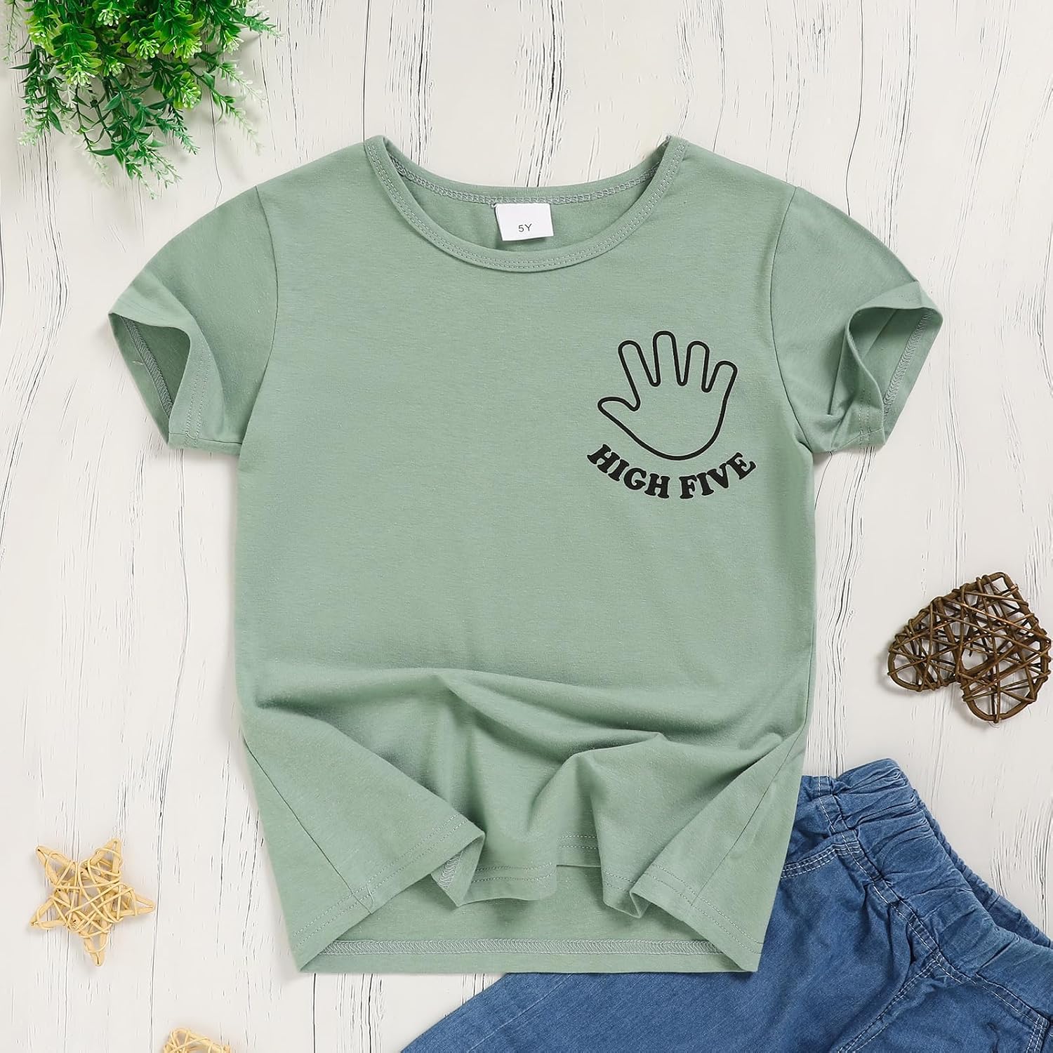 5th Birthday Shirt Toddler Boy 5 Year Old Birthday T-Shirt Short Sleeve 2-Sided Print Tee Tops Outfit image 3