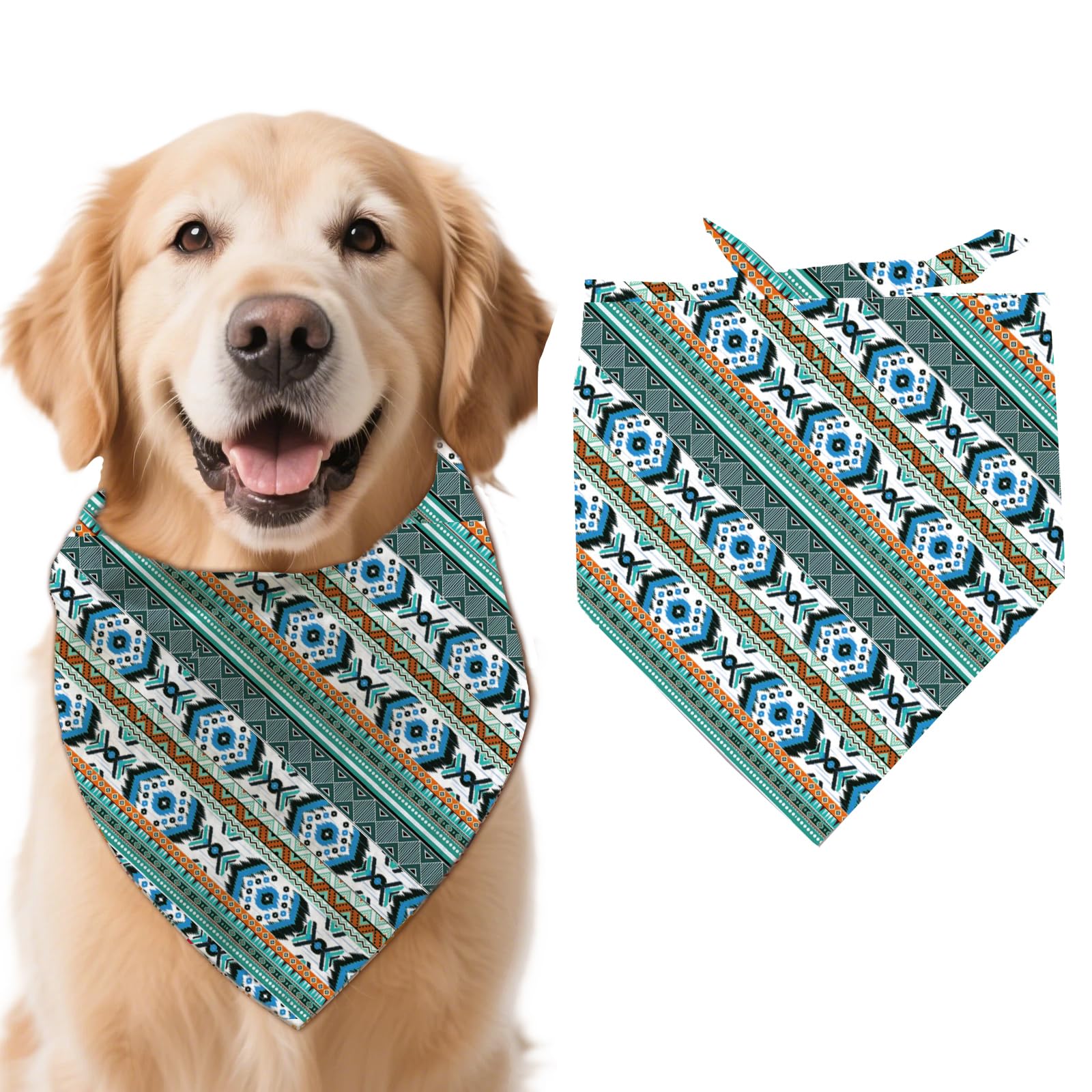 arricraft 1 Pc Bohemian Style Dog Bandana
