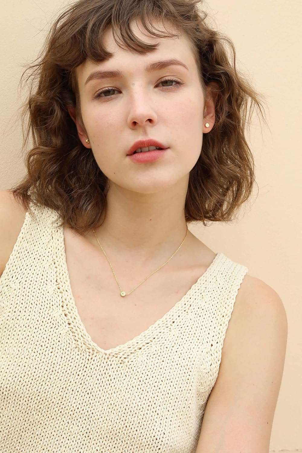 S.Leaf 18K Gold Plated Tiny Dot Necklace Circle Star Square Heart Necklaces for Women S925 Sterling Silver Dainty Simple Necklaces for Women Girls Trendy Birthday Gifts - Image 4