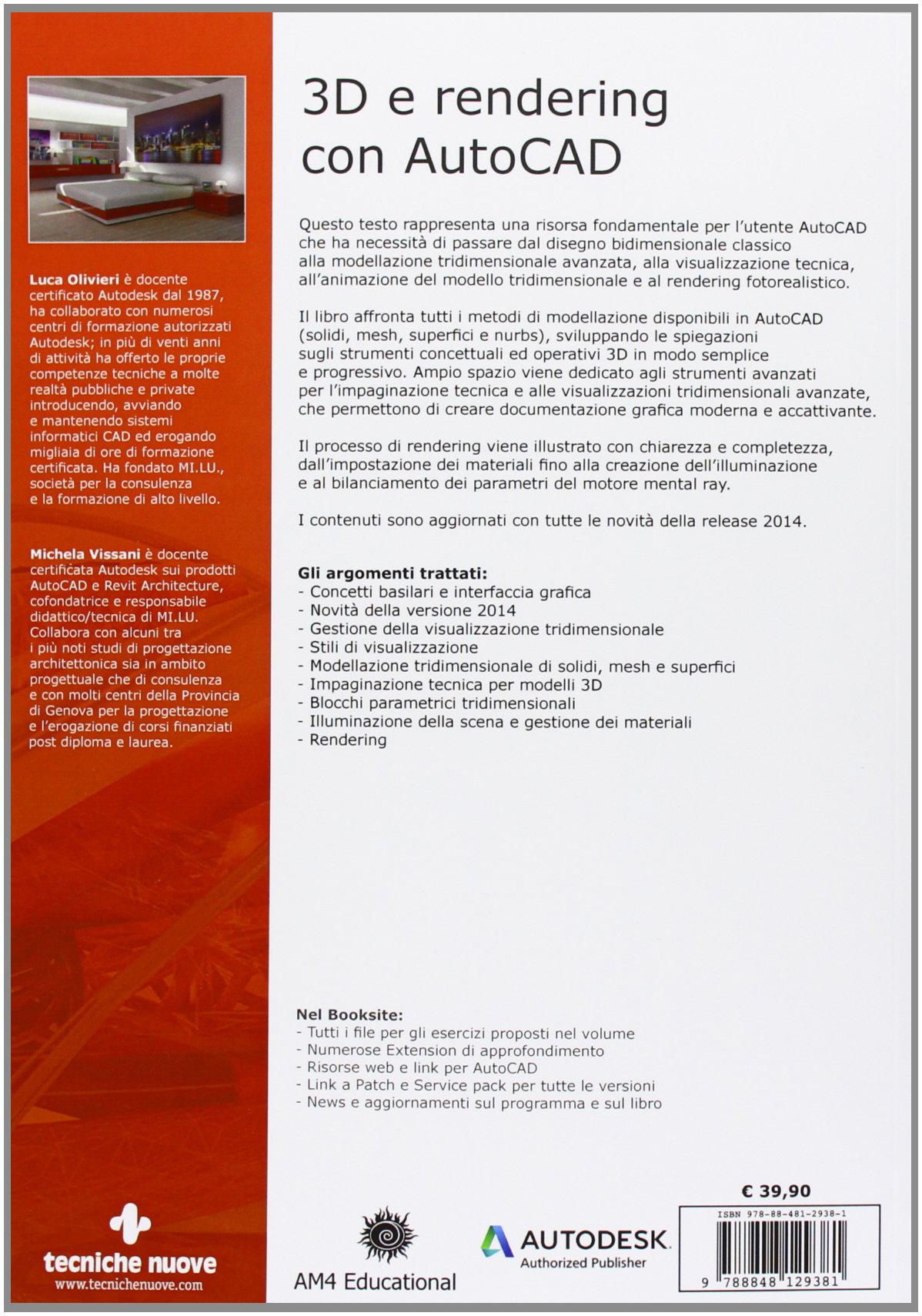 3D e rendering con AutoCAD. Guida pratica per modellazione e visualizzazione tridimensionale