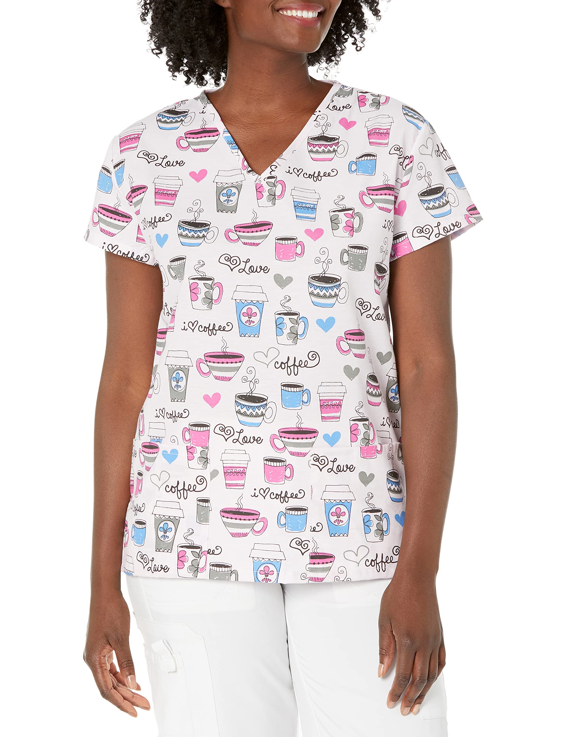 24|7 Comfort Scrubswomens 24/7 Comfort V-neck Scrub Top Medical Scrubs