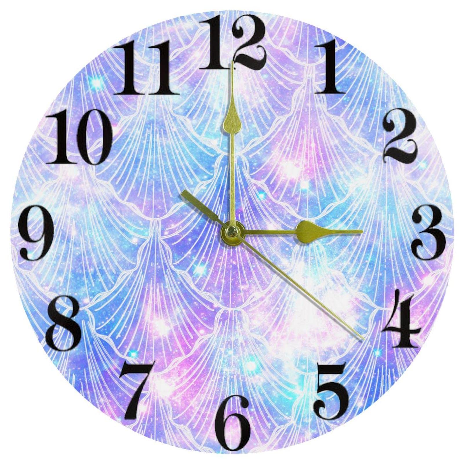 Horloge murale silencieuse sans tic-tac 25cm pour un sommeil apaisé