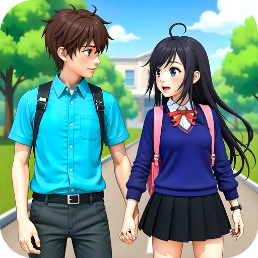 Anime High School Teacher Japanese Girl Life Simulator 3D