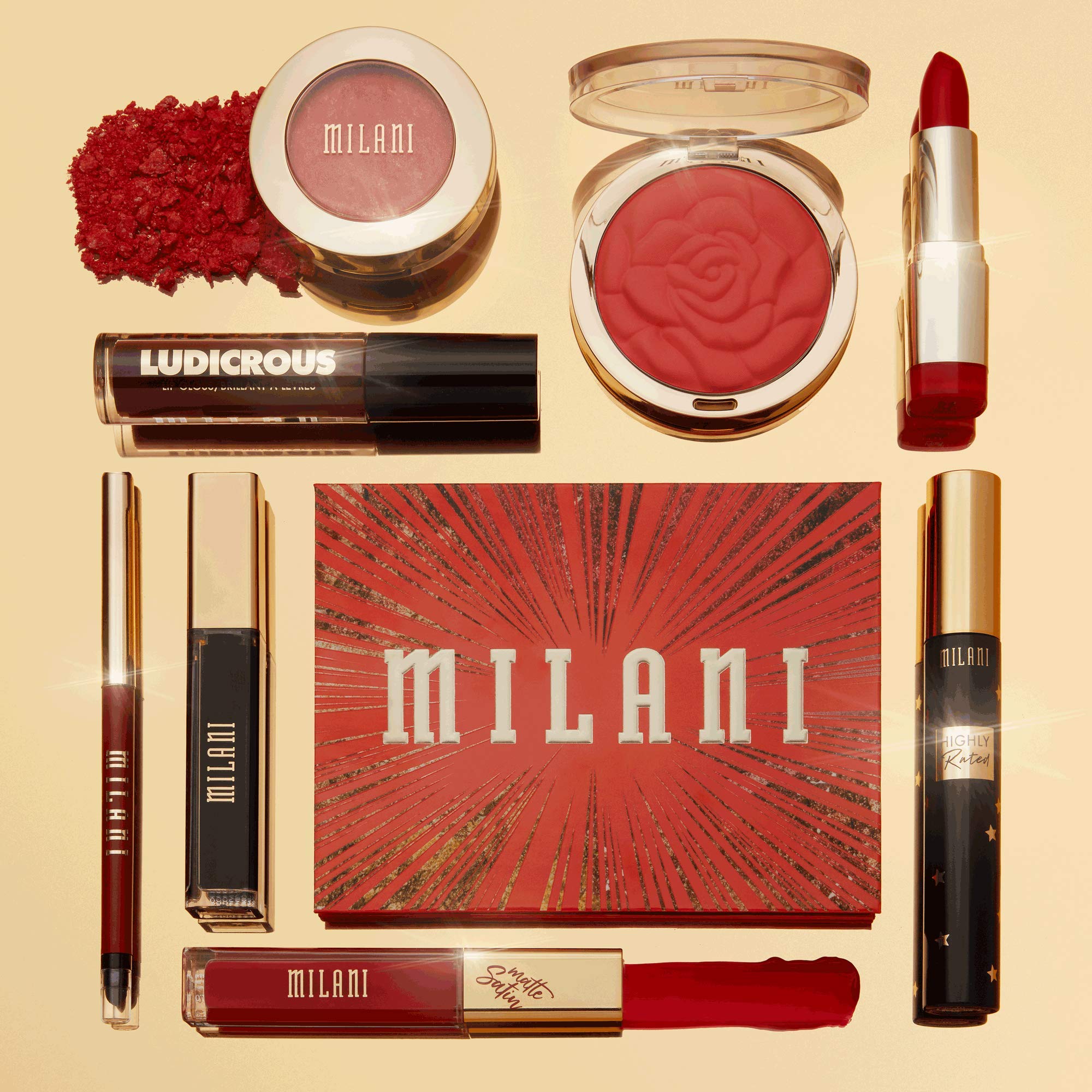 Milani Gilded Rouge Eyeshadow Palette