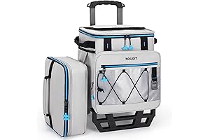 TOURIT Medium Cooler with Wheels for Refreshing Outdoor Adventures